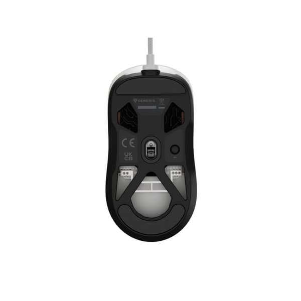 Mus Genesis NMG-2190 Hvit 12000 dpi