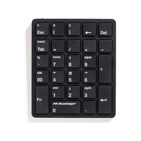Mousetrapper TB420 -numeronäppäimistö, musta musta