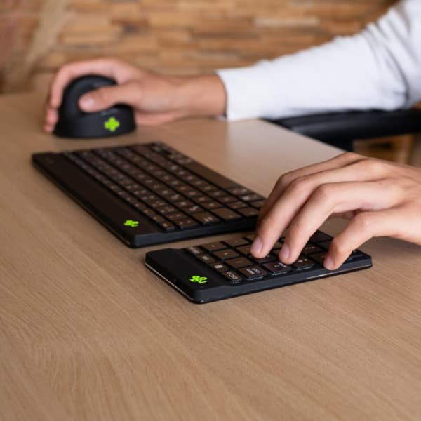 R-Go Numpad Break - nummerplade med afbrydelsessoftware, Bluetooth, sort