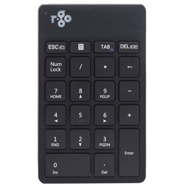 R-Go Numpad Break - nummerplade med afbrydelsessoftware, Bluetooth, sort