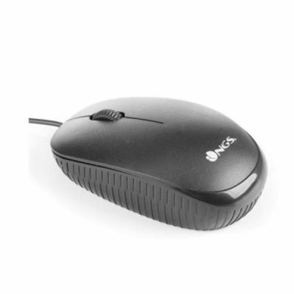 Optisk Datamus NGS NGS-MOUSE-0906 Svart 1000 dpi