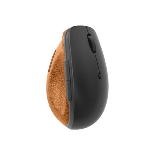 Lenovo Go - mus - 2.4 GHz - stormgrå med naturlig kork Grå