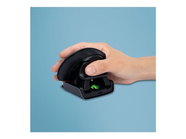 R-Go Ambidextrous Ergonomic mouse Twister - Vertikal mus - ergonomisk - høyre- og venstrehåndet - optisk - 3 knapper - trådløs, kablet - Bluetooth 5.
