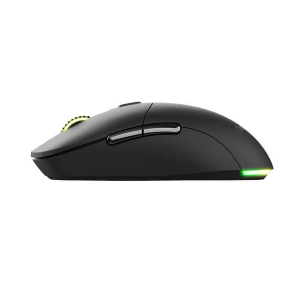 Trust Gaming GXT 980 Redex uppladdningsbar trådlös spelmus, 200-10 000 DPI, RGB, 6 programmerbara knappar, USB-mottagare – svart