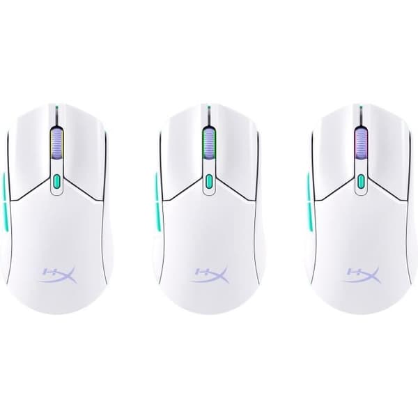 Trådlös spelmus - HyperX Pulsefire Haste 2 Core - för PC - Vit
