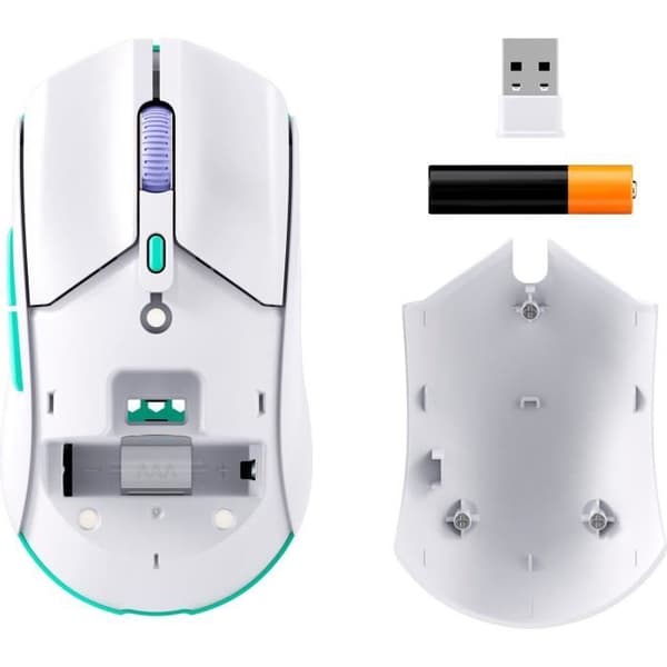 Trådlös spelmus - HyperX Pulsefire Haste 2 Core - för PC - Vit