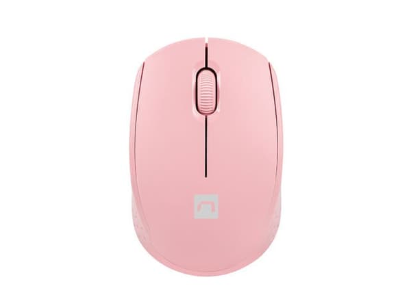 NATEC STORK mus Home Ambidextrous Bluetooth + USB Type-A Optisk 1600 DPI Lyserød