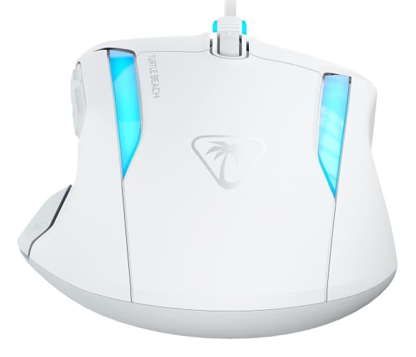 Turtle Beach Kone II, högerhand, Optisk, USB Type-A, 26000 DPI, Vit