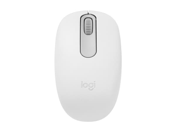 Logitech M196 - Mus - høyre- og venstrehåndet - optisk - 3 knapper - trådløs - Bluetooth - gulaktig hvit