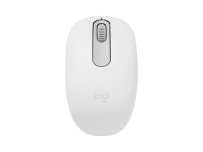 Logitech M196 - Mus - høyre- og venstrehåndet - optisk - 3 knapper - trådløs - Bluetooth - gulaktig hvit