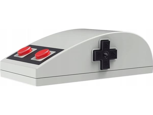 8Bitdo N30, Ambidextrous, RF Trådlös, 1000 DPI, Svart, Röd, Vit