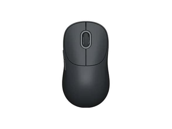 Xiaomi Wireless Mouse Lite 3 - Mus - ergonomisk - optisk - 5 knappar - trådlös - 2.4 GHz, Bluetooth - trådlös USB-mottagare - svart