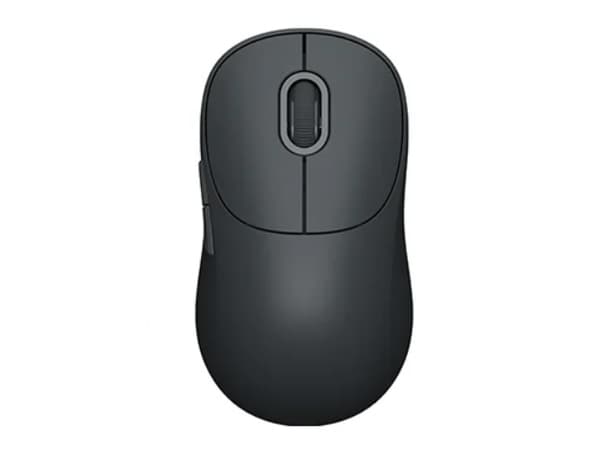 Xiaomi Wireless Mouse Lite 3 - Mus - ergonomisk - optisk - 5 knappar - trådlös - 2.4 GHz, Bluetooth - trådlös USB-mottagare - svart