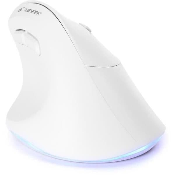 Trådlös ergonomisk mus - BLUESTORK - ERGO - Luminous - PC/MAC - Svart