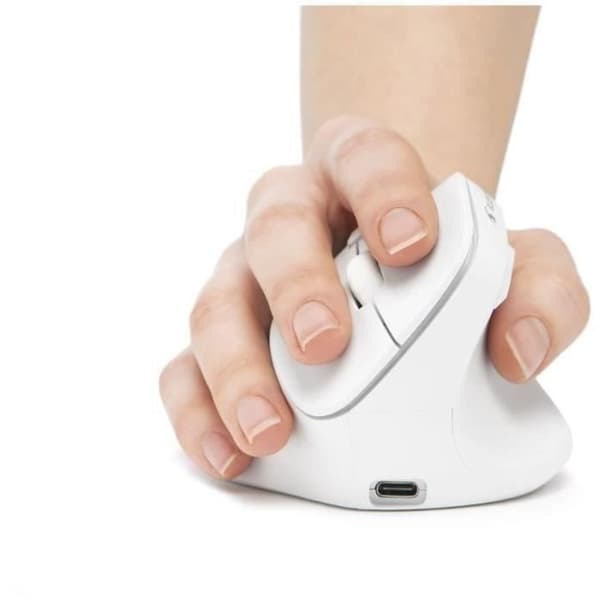 Trådlös ergonomisk mus - BLUESTORK - ERGO - Luminous - PC/MAC - Svart
