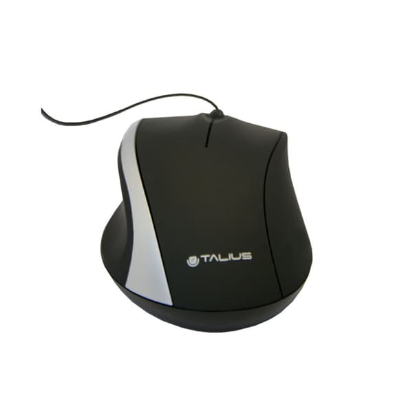 Mus Talius 491-S Svart 800 dpi Sort, Grå