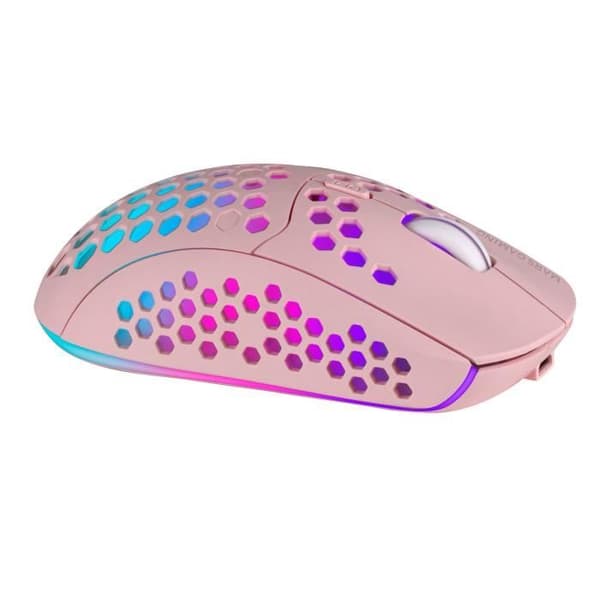 Mars Gaming MMW3 RGB trådlös gamermus (rosa)