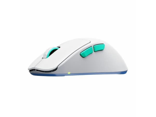 CHERRY Xtrfy M64 - Mus - ergonomisk - optisk - 5 knappar - trådlös - 2.4 GHz - trådlös USB-mottagare - svart