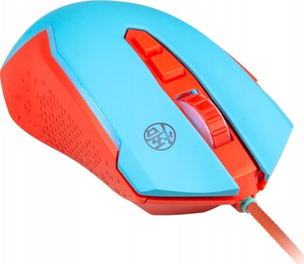 Fr-tec FR-TEC Dragon Ball Mouse Super Gaming Mus Høyre side USB Type-A 8000 DPI Blå, Oransje
