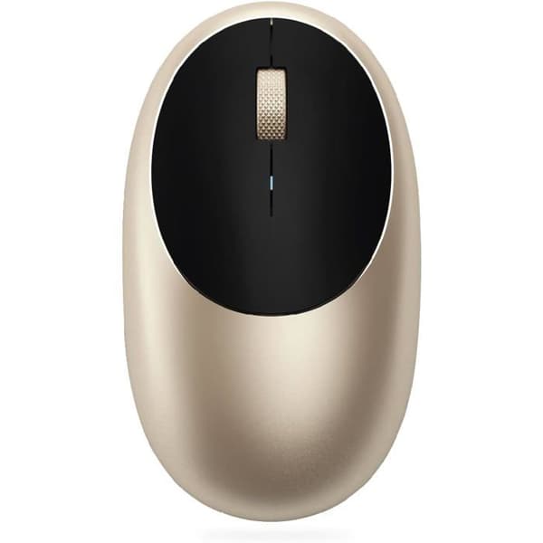 Bärbar datormus - SATECHI - STC0175A - Bluetooth - Optisk - Vit/Guld Guld