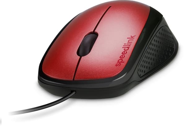 Speedlink Kappa USB-mus (röd) Svart, Röd