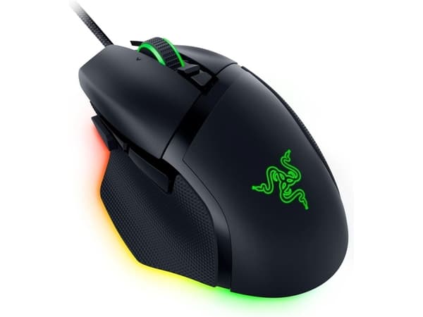 Razer Basilisk V3 35K - Mus - ergonomisk - högerhänt - optisk - 11 knappar - kabelansluten - USB - svart