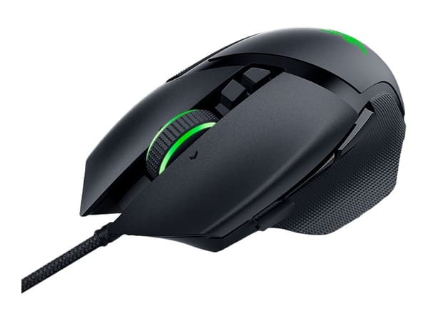 Razer Basilisk V3 35K - Mus - ergonomisk - högerhänt - optisk - 11 knappar - kabelansluten - USB - svart