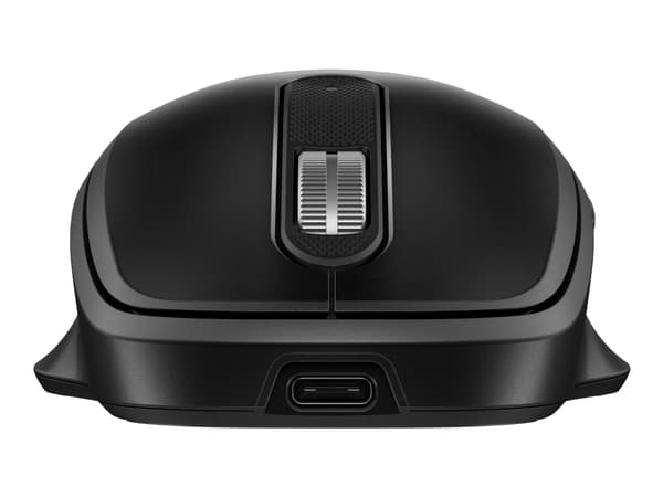 HP 515 Ultra-Fast Rechargeable Wireless Mouse, Ambidextrous, RF Wireless, 4000 DPI, Black