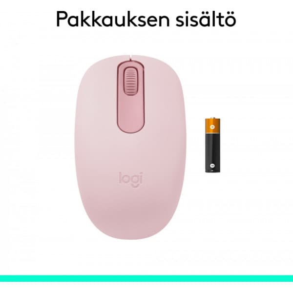 Logitech M196 Bluetooth -hiiri, roosa