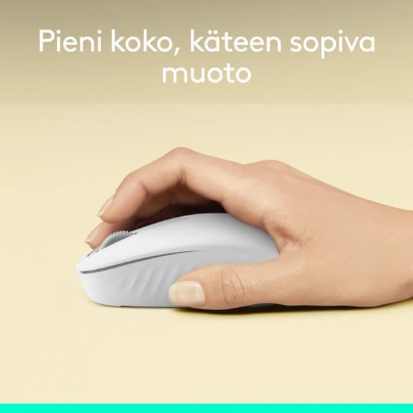 Logitech M196 Bluetooth -hiiri, luonnonvalkoinen