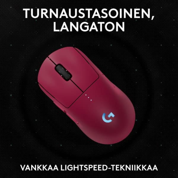 Logitech PRO 2 LIGHTSPEED-spelmus, rosa