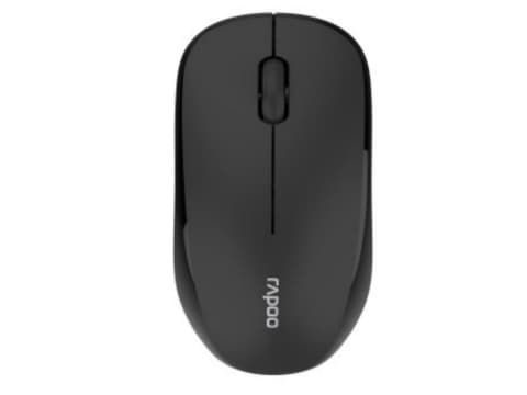 Rapoo 00221221, Ambidextrous, Optisk, RF Trådlös, 1200 DPI, Svart Svart