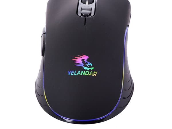 Trådad Optisk Datormus - YELANDAR 7D Gaming Mus - RGB
