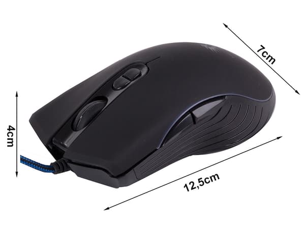 Trådad Optisk Datormus - YELANDAR 7D Gaming Mus - RGB