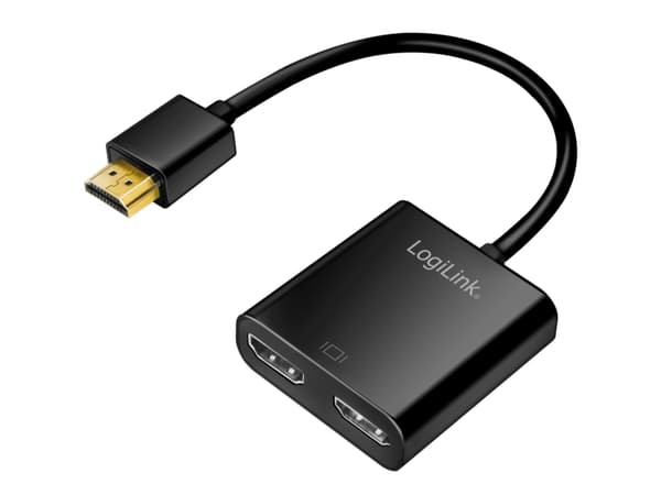 LogiLink HD0061 - HDMI-Splitter 1x2-Port 4K/60 Hz Downscaler