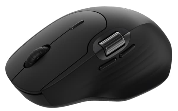 Rapoo MT560, högerhand, Optisk, Trådlös RF + Bluetooth, 3200 DPI, Svart