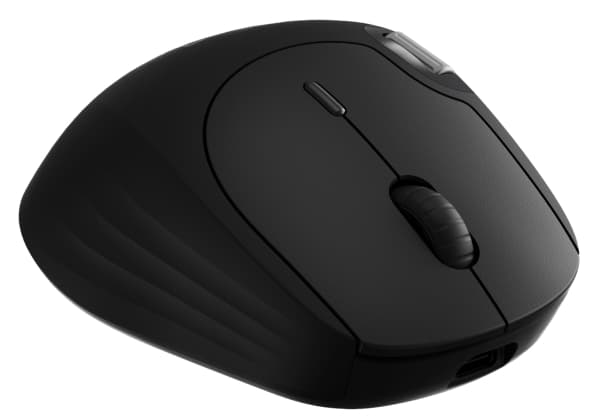Rapoo MT560, högerhand, Optisk, Trådlös RF + Bluetooth, 3200 DPI, Svart Svart
