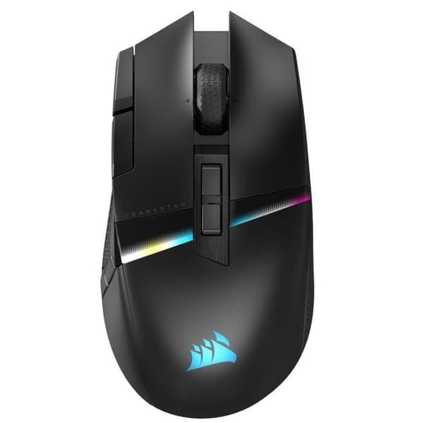 Souris Gaming - CORSAIR - DARKSTAR RGB Wireless - 15 programmerbara knappar - Optisk - Svart