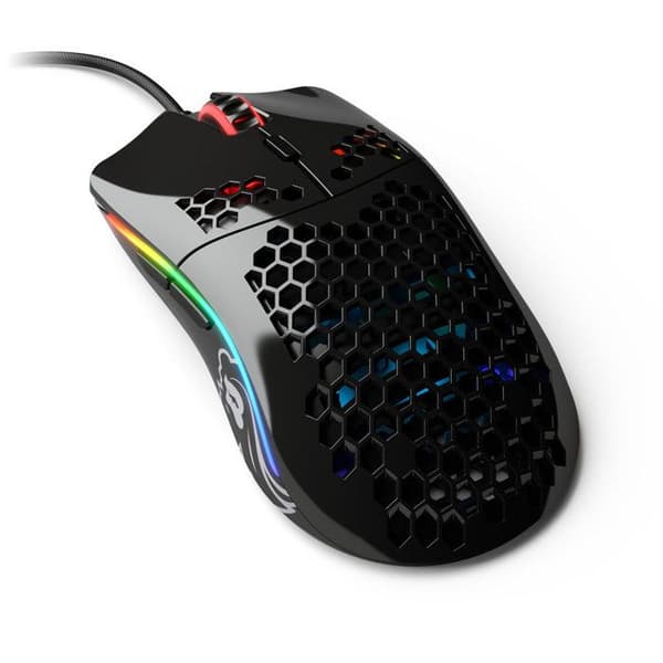 Souris gaming - Glorious - Modell O- Minus - Svart Glänsande - Trådad - 12000 dpi - 6 knappar