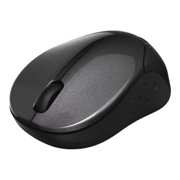 Hama Mini Pesaro 2.4 trådlös optisk mus - Antracit - 3 knappar - 1200 dpi