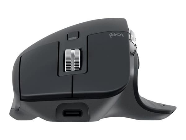 Mus - Logitech - MX Master 3S - Bluetooth - Ergonomisk - 7 knappar - Grafit