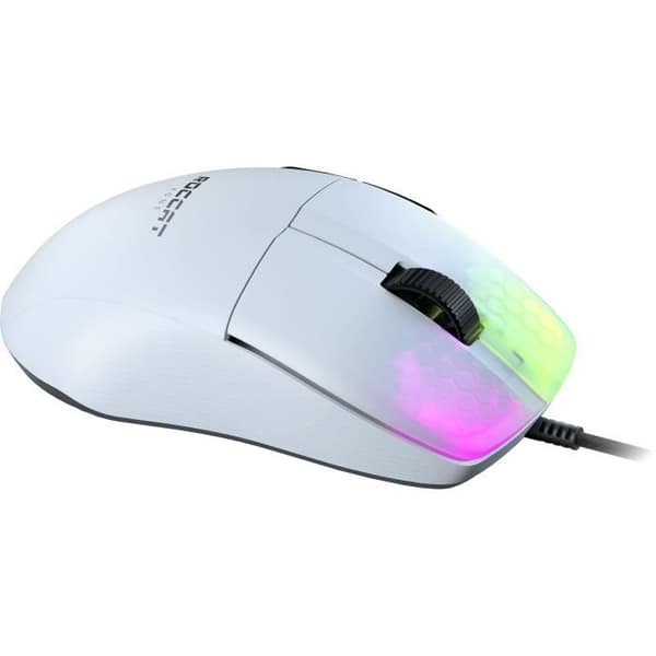 ROCCAT Kone One Pro vit högpresterande ergonomisk spelmus