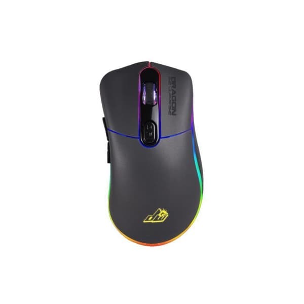 Spelmus - Dragonwar - G21 CASTER - 7000 dpi - RGB - 7 programmerbara knappar - Svart