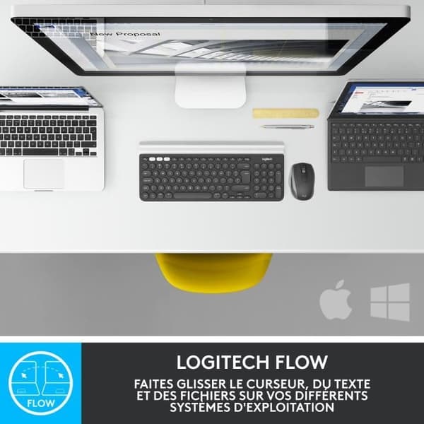 Trådlös mus - LOGITECH - MX Anywhere 2S - Svart