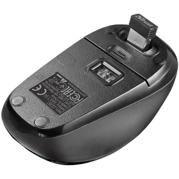 Trådlös mus - TRUST - Parrot 23387 - Optisk - 1600 dpi - 4 knappar
