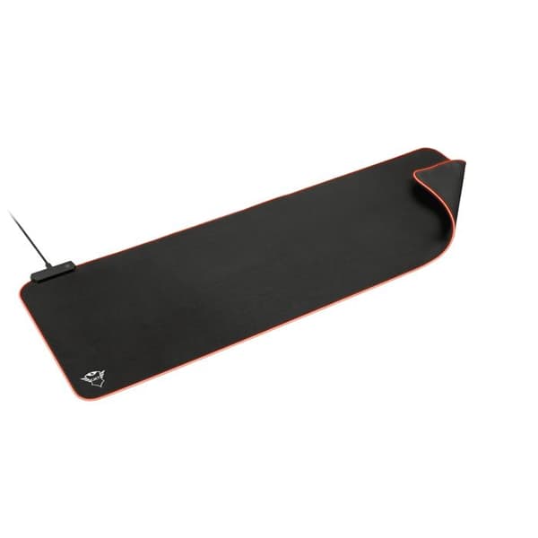 XXL Trust GXT 764 Glide-Flex spelmusmatta med RGB-bakgrundsbelysning