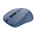 Miniatyrbild 1 av 4: Trust Mydo Silent Wireless Mouse, 82 % återvunnen plast, 2,4 GHz, 1000-1800 DPI, för höger- och vänsterhänta användare - blå