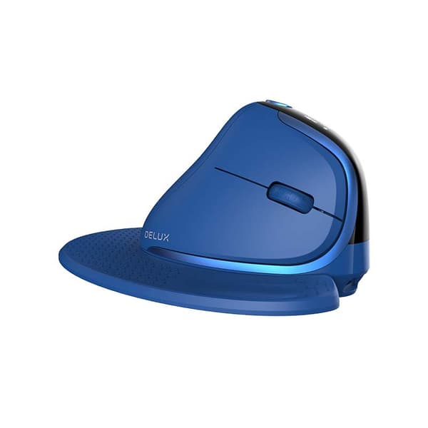 Bezprzewodowa mysz pionowa Delux M618XSD BT+2.4G RGB (next)