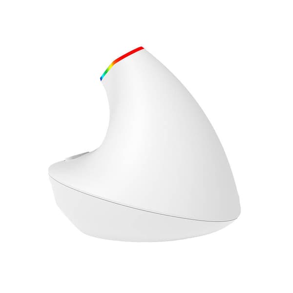 Langaton pystyhiiri Delux M618C 2.4G 1600DPI RGB (valkoinen)