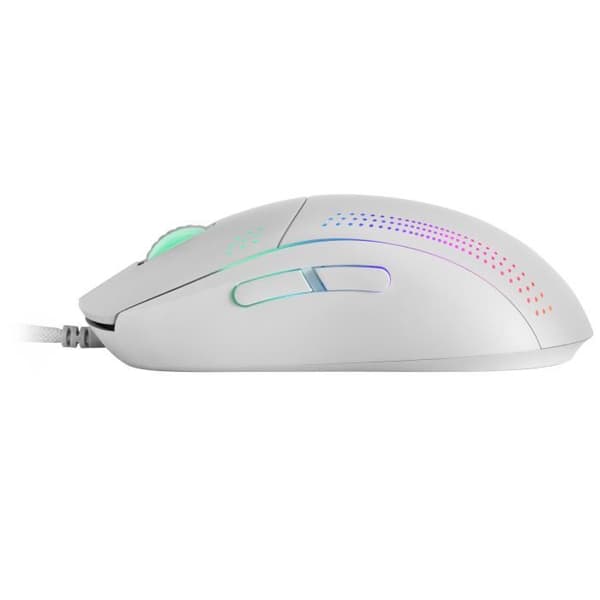 Mars Gaming MMPRO Vit - Ultralätt Ambidextrous Mus - RGB Chroma - 32K DPI Optisk
